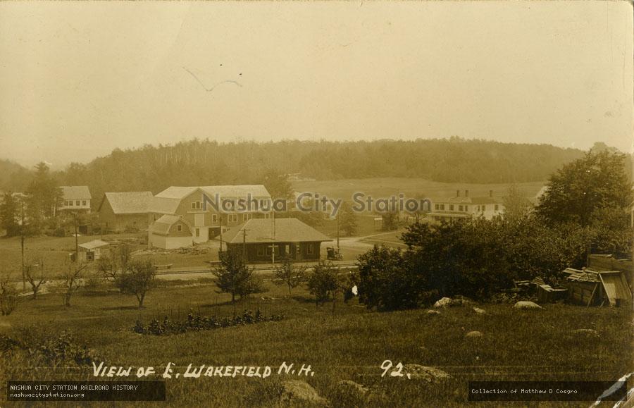 Postcard: View of East Wakefield, New Hampshire
